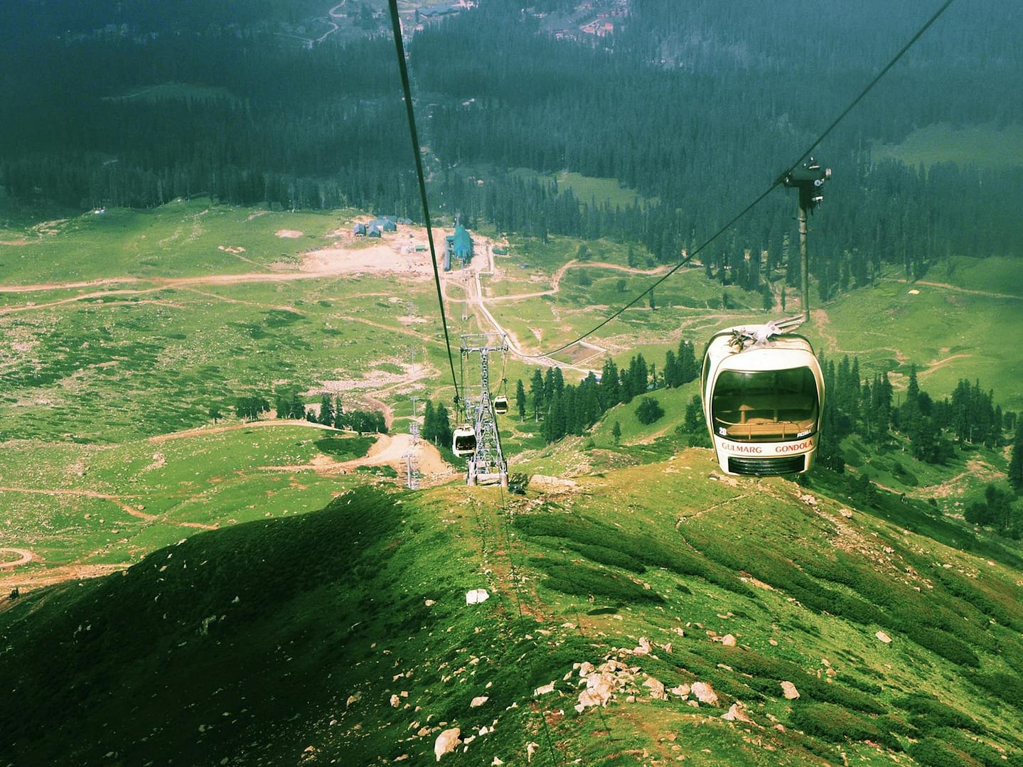 scenic cable car ride in gulmarg kashmir