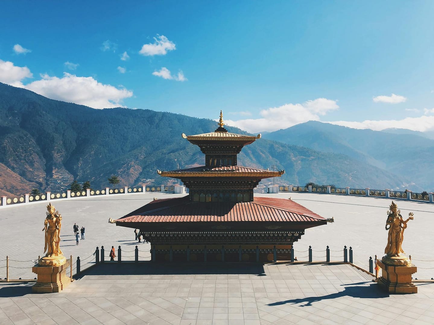 facade of a brown pagoda