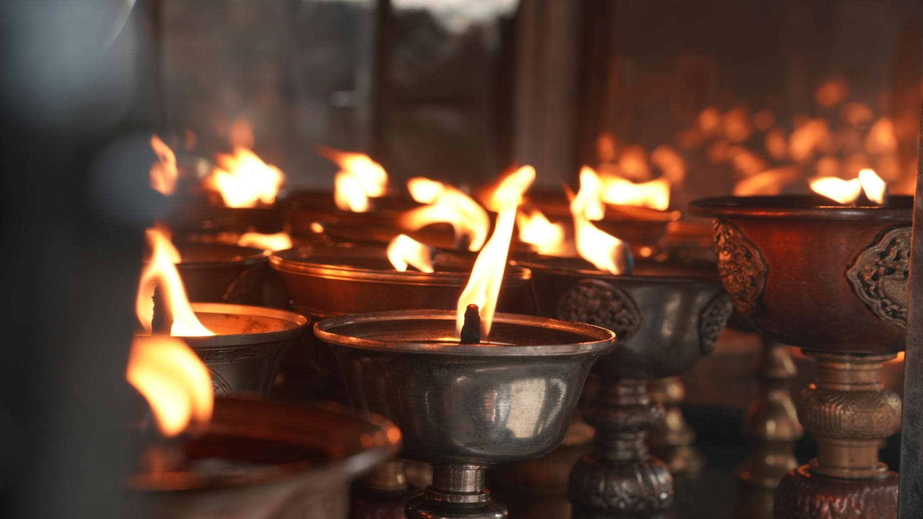 butter lamps illuminating bhutanese tradition