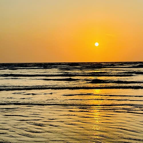 Sunset @ Kolavipalam beach, Kozhikode, Kerala, India.