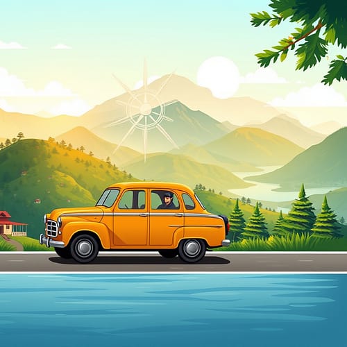 Nainital Kausani With Ranikhet  Tour   by cab Ex Delhi