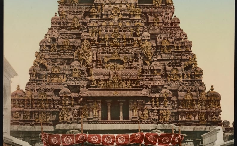 South of India. Madura. Gopura