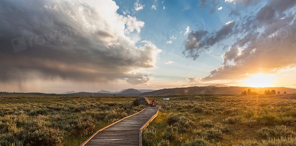 Enjoying sunset on Blacktail Deer